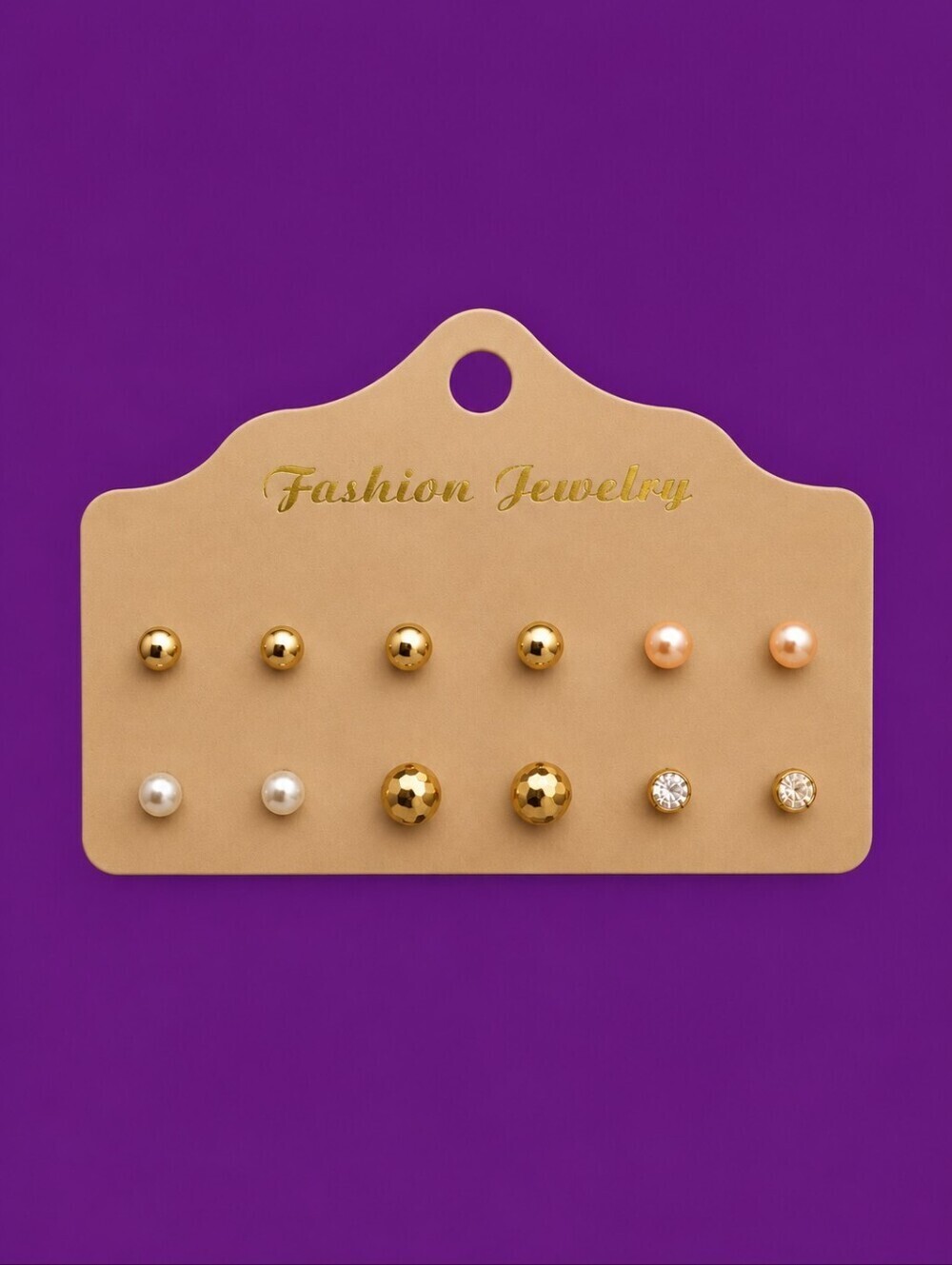 3/$30 Vintage Goldtone Ball Post Stud Earrings